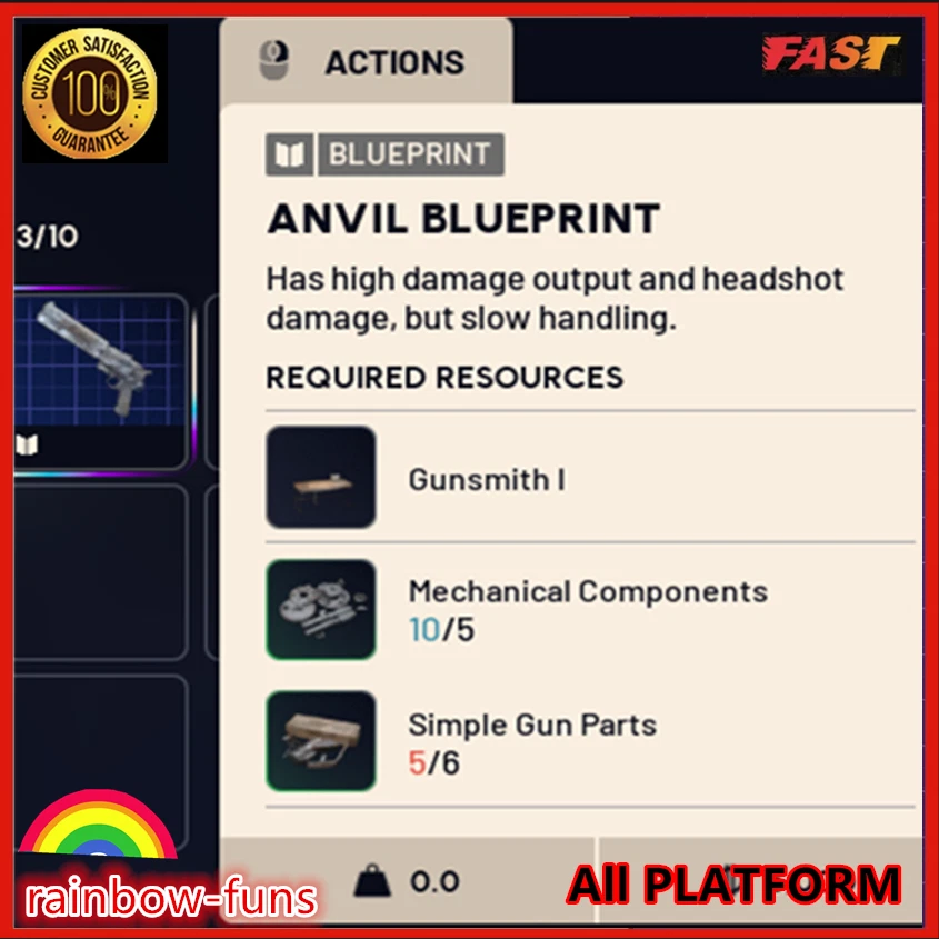 ARC RAIDERS🔥Anvil Blueprint - ALL PLATFORMS Fast Delivery 🚀 - Image 1 of 1