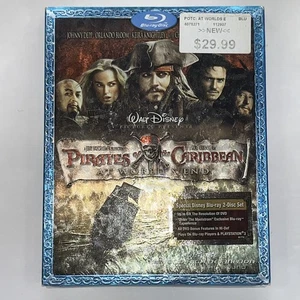 Pirates Of The Caribbean At World’s End Disney 2 Disc Set Blu Ray Sealed - Imagen 1 de 3