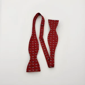 Jos A Bank Pajarita Para Hombres Ajustable Rojo Golfistas Toda Seda EE. UU. Prendas para el Cuello - Imagen 1 de 6