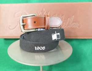 NORTH HILLS Country Club Peter Millar golf BELT sz 42 Glenside, PA black - Picture 1 of 5