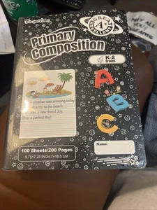 4 - Primary Composition Notebook K-2 Grades School Journal ABC Ruled - Picture 1 of 3