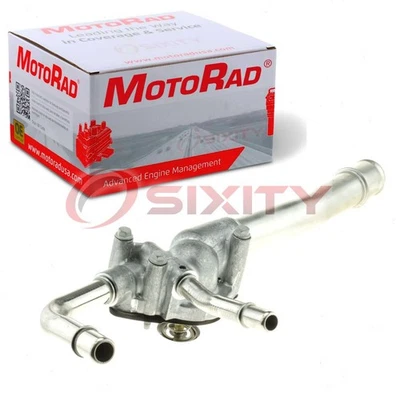 MotoRad Coolant Thermostat Housing Assembly for 2008-2017 Buick Enclave jb - Image 1 of 4