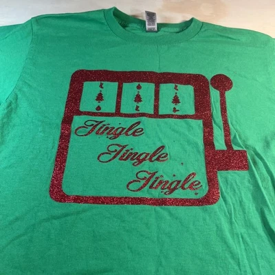 Camiseta Juvenil Navidad Festiva Juegos Algodón Talla L Foto 1 de 4