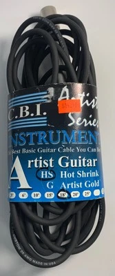 Cable de guitarra para instrumento de guitarra CBI 18' Artist Hot Shrink HS 18 pies Foto 1 de 4
