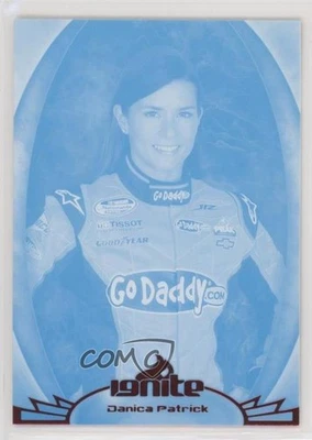2012 Press Pass Ignite NASCAR Nationwide Series Color Proof Cyan Danica Patrick - Image 1 of 2