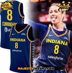 Indi*ana Fe*ver X Sophie Cunningham 2025 Basketball Jersey - Picture 1 of 2
