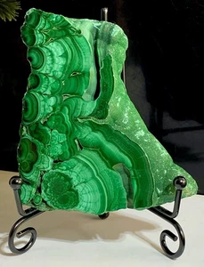 Large 87mm X 78mm, 215g High Quality Malachite Natural Crystal Beautiful Stone - Picture 1 of 14