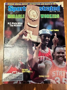 FREE SHIP! Sports Illustrated ~ April 11, 1983 MIRACLE WORKERS N.C. State NCAA - Picture 1 of 3