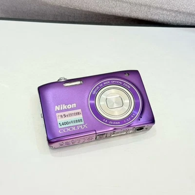 Nikon COOLPIX S3100 Digital Camera 14.0MP AE/FE Lock with Accessories Purple - Image 1 of 4