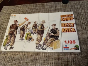 1/35 ESCI #5012 British Camp Rest Area WWII Model, Tear In Plastic, Never Opened - Picture 1 of 5