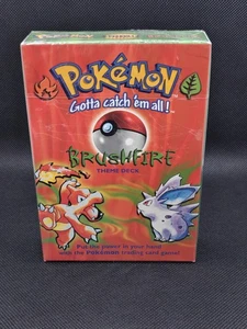 1999 Pokemon Base Set Brushfire Theme Deck Vintage Sealed From A Sealed Case - Picture 1 of 6