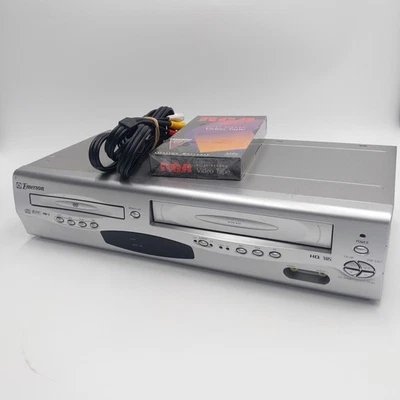 Emerson EWD2203 DVD/VCR Player Combo W/AV Cables & Blank VHS Tape FAST SHIPPING  - Image 1 of 4
