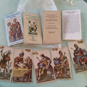 ANTICA MINCHIATE ETRURIA FIRENZE 1725 TAROCCHI LO SCARABEO 1996 MADE ITALIA HTF OOP - Foto 1 di 12