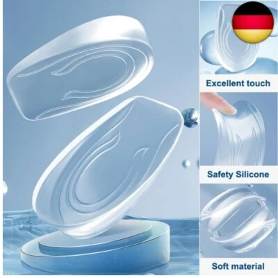 1 Paar Gel Fersenpolster Silikon,Fersenkeil Achillessehne 2cm Height Increase - Bild 1 von 4