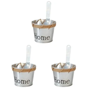 3 PCS Eisenblumenbox Hängekorb Für Hängende Blumentöpfe Aus Metall - Bild 1 von 12