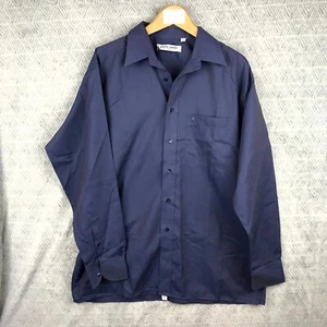 Pierre Cardin Chemise Habillée Homme 42/44 Bleu Manches Longues Col Classique - Imagen 1 de 6