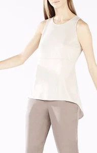 NEU BCBG VINTAGE LT STONE CARALYN NECKHOLDER OPEN-BACK TANK YXU1P529/AS191 GR. L - Bild 1 von 3