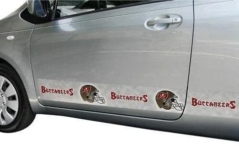 Tampa Bay Buccaneers Car Trim Magnet NFL Sports Team Set Cover