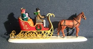 Lemax - Victorian Sleigh Ride - Village Collection Table Accents - 93433 - NIB - Picture 1 of 3