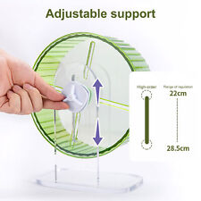 Safe Edges Hamster Wheel Transparent Exercise with Silent Jogging Feature