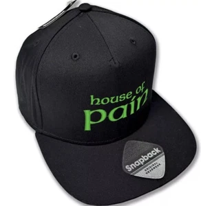 HOUSE OF PAIN New Black Cotton Snapback Cap Flat Hat - Picture 1 of 8