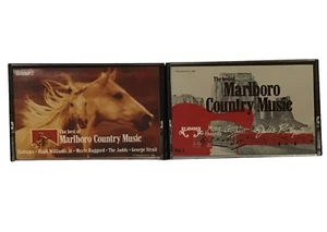 Vintage The Best Of Marlboro Country Music Vol 1 and Vol 3 Cassette Tapes - Picture 1 of 8
