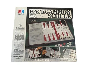 MB Spiel Backgammon Schule Gesellschaftsspiel Spielzeug vintage - Bild 1 von 8