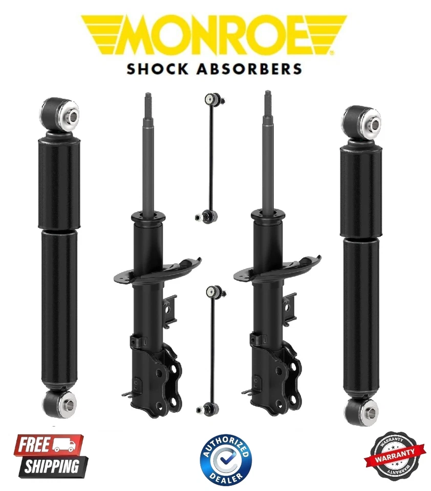 Укомплектованная передняя стойка и задний амортизатор со стабилизатором подвески для Hyundai Accent 12–17 годов выпуска - Изображение 1 из 1