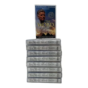 The Word Audio Series Charlton Heston Presents 9 Cassette Tapes NEW - Picture 1 of 3
