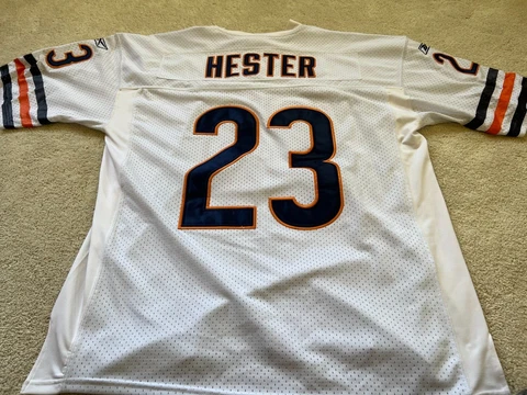 Vintage Devin Hester #23 Chicago Bears Jersey Authentic Reebok Size 50 Cover