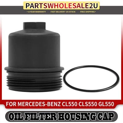 Tapa de la carcasa del filtro de aceite del motor para Mercedes-Benz CL550 CLS550 GL550 SL550 Foto 1 de 4