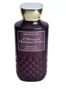 BATH & BODY WORKS A Thousand Christmas Wishes SHOWER GEL BODY WASH 10 FL OZ NEW - Picture 1 of 2