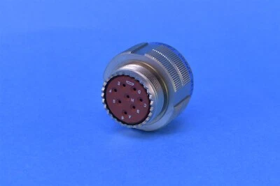 Amphenol Aerospace Mil-Spec Circular Connector 8P ST Crimp 13A D38999/26FE8AN - Image 1 of 3