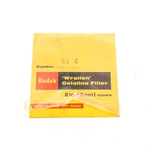 Kodak Wratten 50mm 2" Square Gelatin Filter - 81c - Good Condition OT-5928 - Picture 1 of 2
