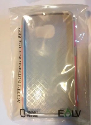 Funda Eolv para Samsung Galaxy S6 Edge Antigolpes Carcasa ROJA MELÓN/GRIS Foto 1 de 2