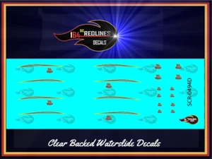 1/64 'The Judge GTO' "Red Blue Yellow" CUSTOM Decal SCR-0494D - Picture 1 of 3