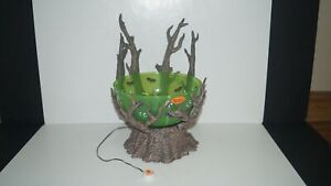 GEMMY Animated Talking Halloween Trick Or Treat Candy Bowl w Tree Branches NEAT!