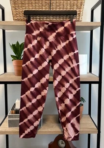 Victoria's Secret PINK Active High Rise Tie Dye Rib Ankle Legging, Large - Picture 1 of 9