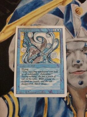 Wall of Air (Factory Error Crimp) MTG Revised Uncommon Moderately Played x1 - Image 1 of 4