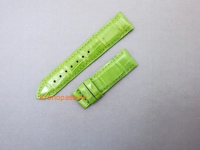 Jaeger-LeCoultre Lime Green Alligator Strap 17mm by 16mm Short Size OEM New ! - Image 1 of 3