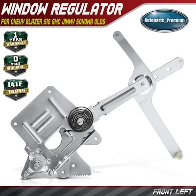 Regulador de ventana manual delantero izquierdo sin motor para Chevy Blazer S10 GMC Jimmy Olds Foto 1 de 4
