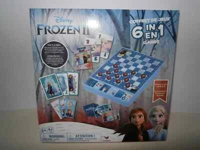Disney Frozen 2 - 6 in 1 Games Compendium in Slide Top Storage Game House NEW - Image 1 of 4