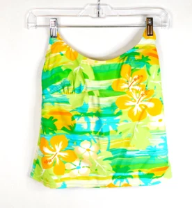 Arizonia Bright Multi Color Swim Top Size L - Picture 1 of 3