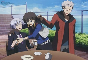Poster Promo Hamatora Samurai Warriors Anime Nice Art Murasaki Sanada Yukimura - Bild 1 von 2