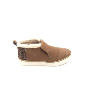 TOMS Mujer Vegano Acogedor Informal Cómodo Botín Forro Piel Marrón Talla 8.5 ($) - Imagen 1 de 7