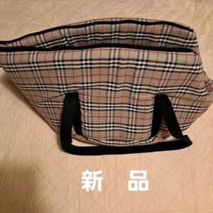 NEW Burberry Nova Check Dog Carrier Pet Carrier Dog Carry Pet Carry Used F/S - Picture 1 of 6
