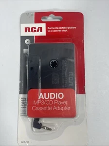 RCA Cassette Adapter for 3.5mm iphone/ipod/mp3 Audio to Car Stereo Deck NEW - Picture 1 of 2