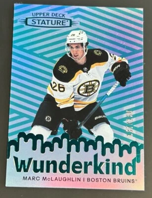 2022-23 Upper Deck Stature Wunderkind Rookie RC Marc McLaughlin /150  - Image 1 of 2