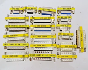 Serial Gender Changer 25 pin 15 pin 9 pin Various RS232 M/M F/F Lot of 20 - Picture 1 of 11