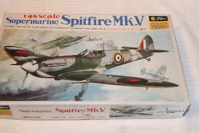 1/48 Scale Fujimi, Spitfire MK.V Airplane Model Kit, #5A15-350 open box - Image 1 of 3